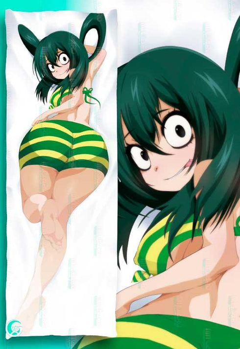 Tsuyu Asui / Froppy v2 Body pillow case MY HERO ACADEMIA Mitgard-Knight